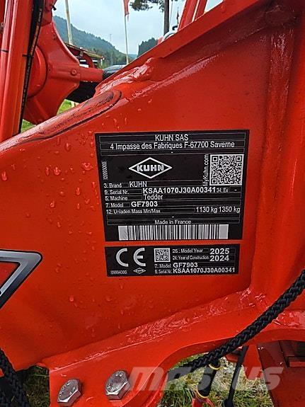 Kuhn GF7903 원형 곤포기