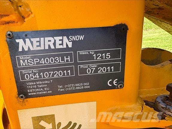 Meiren 2011 제설 블레이드 및 제설기