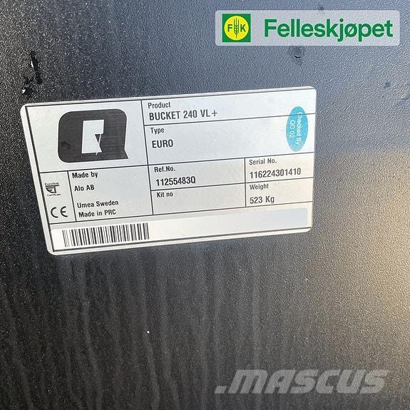 Quicke 240VL+ 기타 도로 및 제설 기계