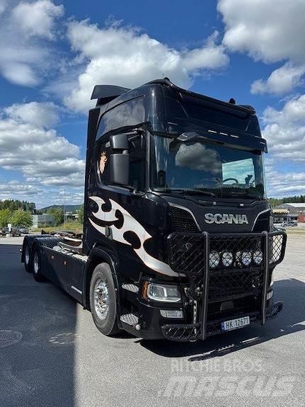 Scania R580LB6X4Nb 케이블 리프트 탈착식 트럭