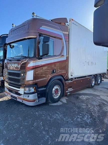 Scania R650B6X2NB 탑차 트럭