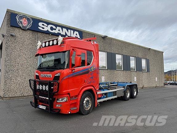 Scania R650B6x4NB 케이블 리프트 탈착식 트럭