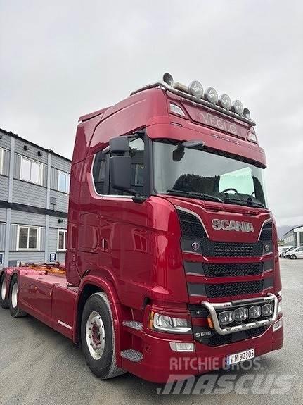 Scania S 580 케이블 리프트 탈착식 트럭