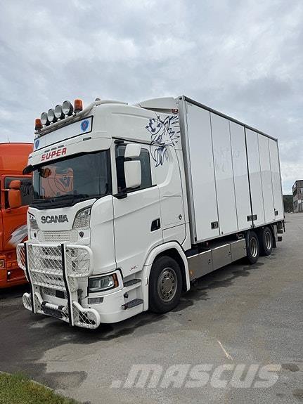 Scania S650B6X2NB 탑차 트럭