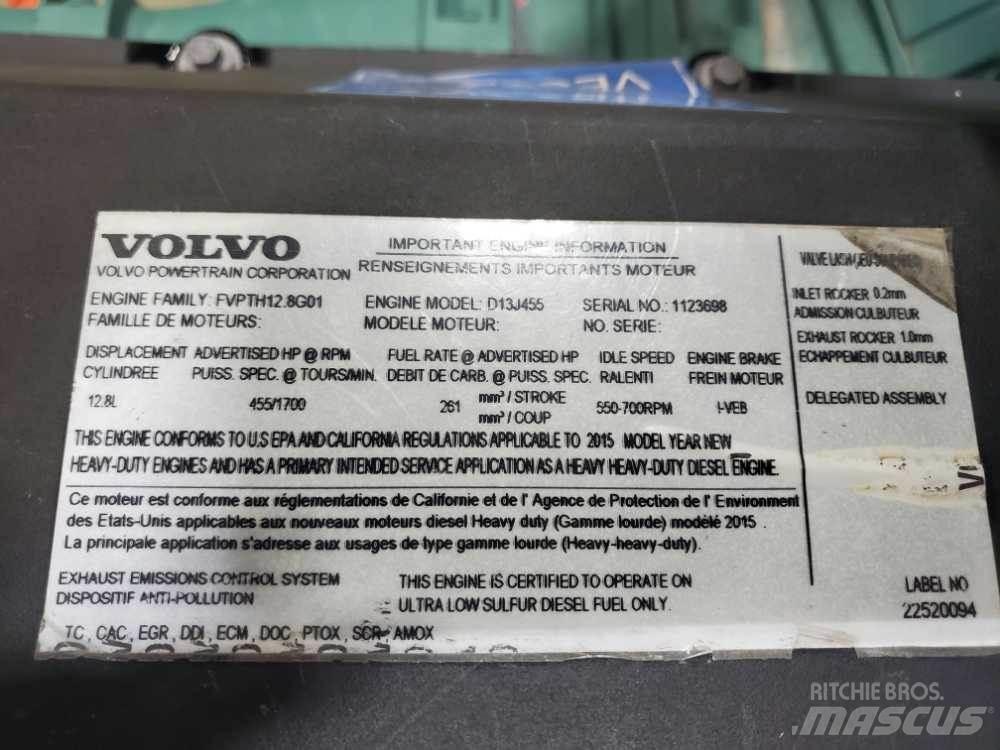 Volvo D13J 엔진