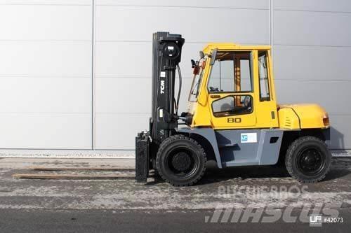 TCM FD 80-9 디젤 지게차