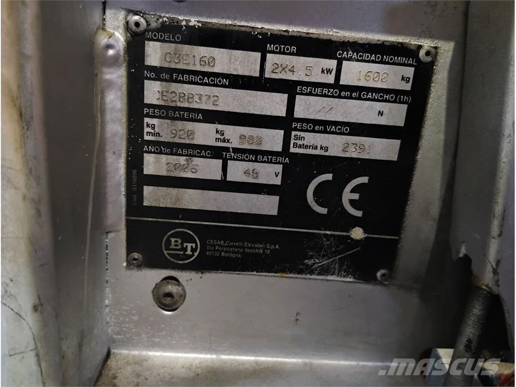 BT C3E160 자재 장비 - 기타