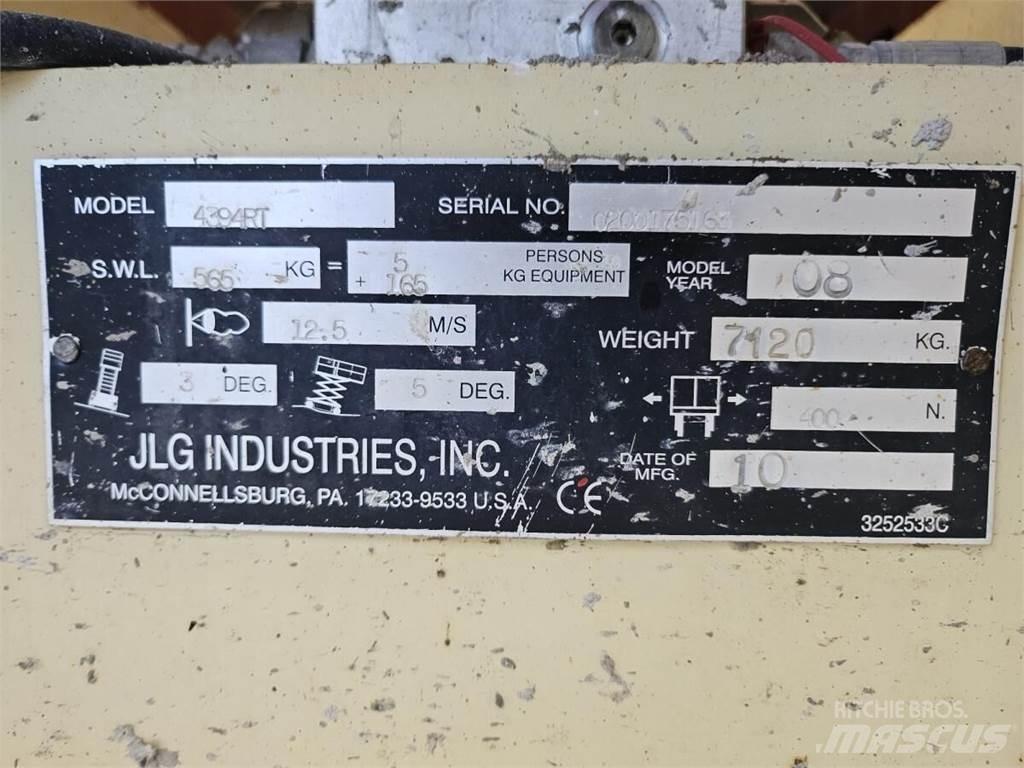 JLG 4394RT 가위형 리프트