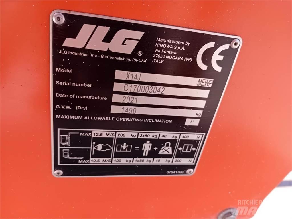 JLG X14J 관절형 전동이동 리프트