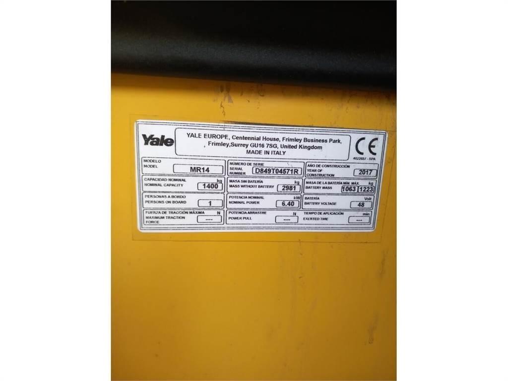 Yale MR14 리치 트럭