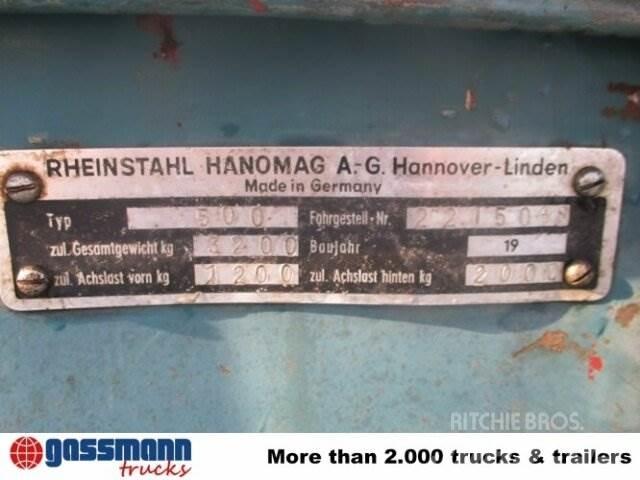 Hanomag Granit 500 건설 장비 - 기타