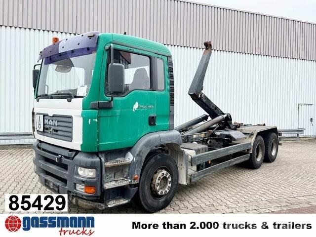 MAN TGA 26.463 6x4 BB 훅 리프트 트럭
