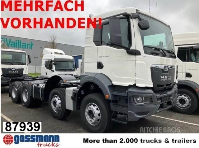 MAN TGS 41.440 8x4 BB 새시 운전실 트럭