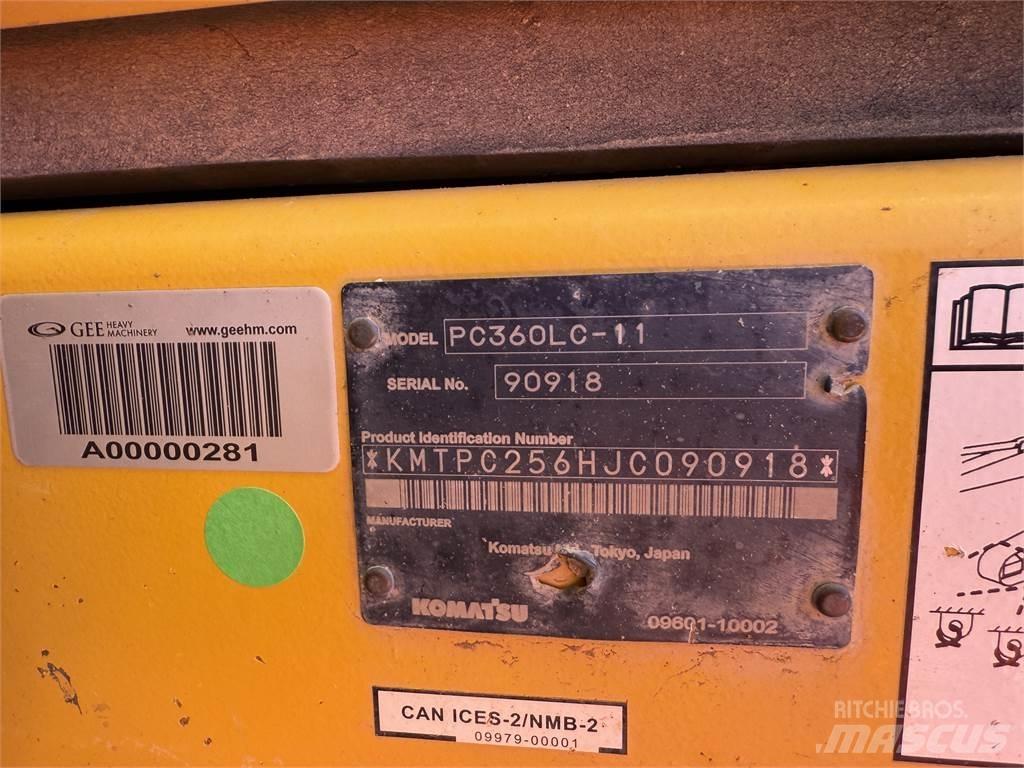 Komatsu PC360LC-11 +1 대형 굴삭기 29톤 이상