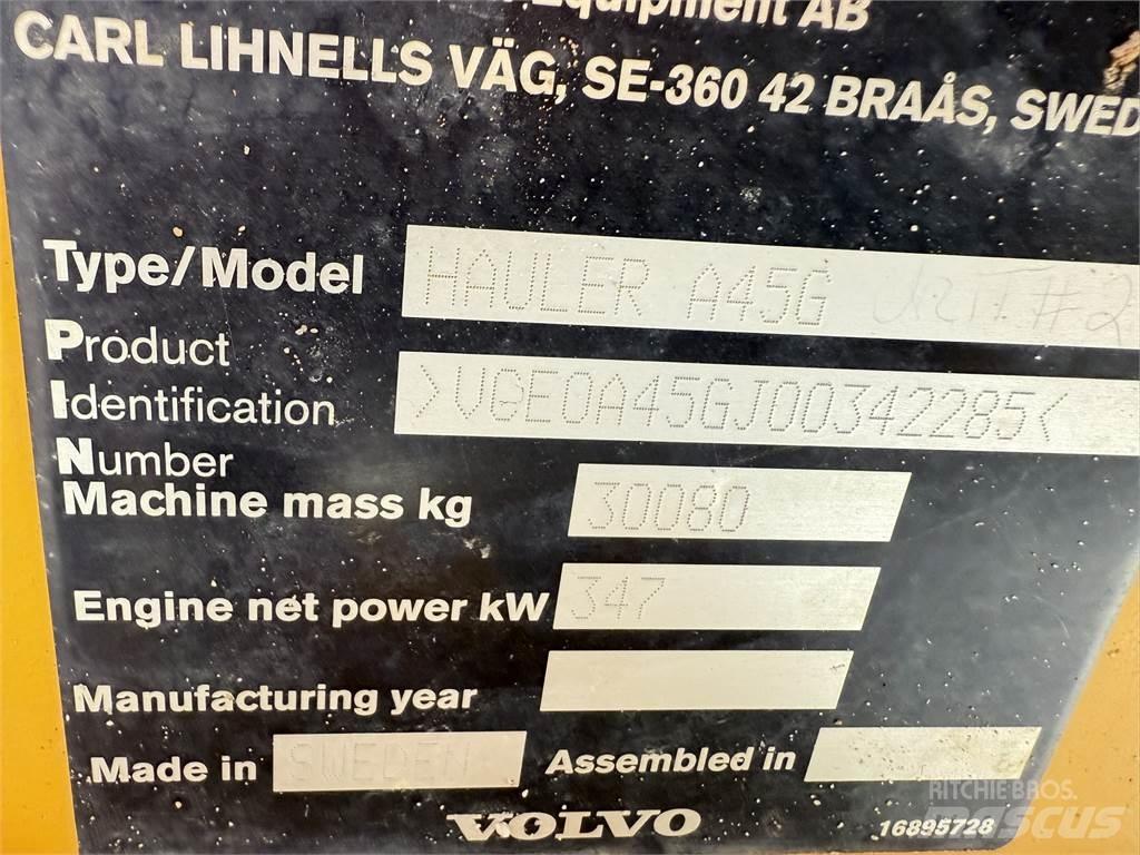 Volvo A45G W/ TAILGATE 연결식 홀러