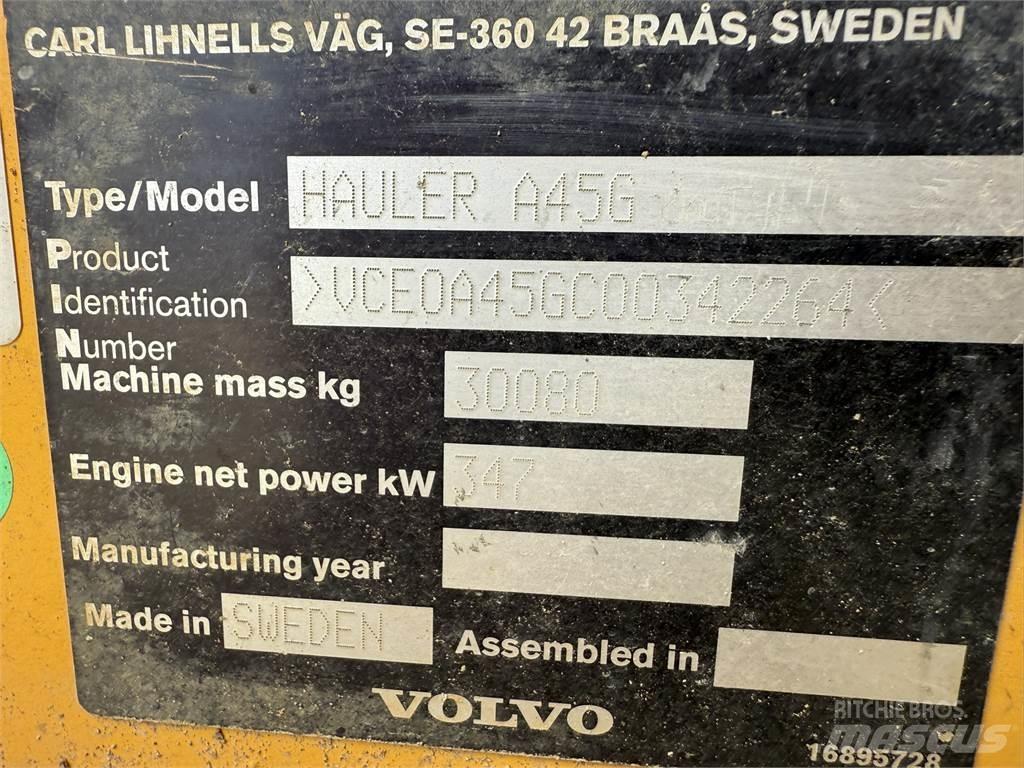 Volvo A45G W/ TAILGATE 연결식 홀러