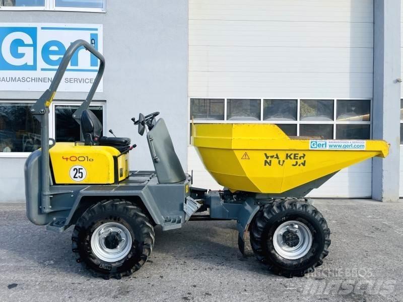 Neuson 4001 건설현장 덤프트럭