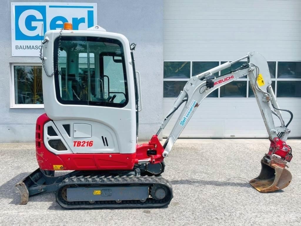 Takeuchi TB216 소형 굴삭기 7톤 미만