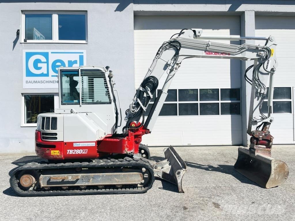 Takeuchi TB280FR 소형 굴삭기 7톤 미만