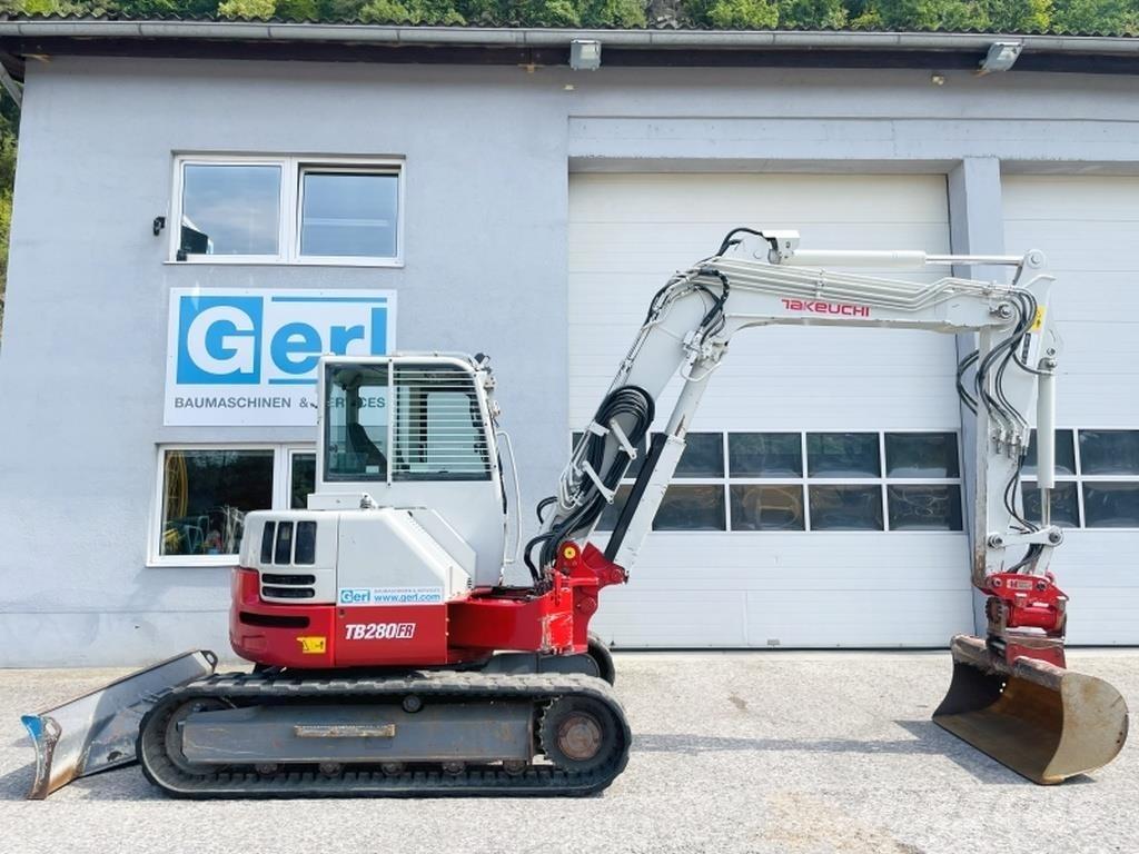 Takeuchi TB280FR 소형 굴삭기 7톤 미만