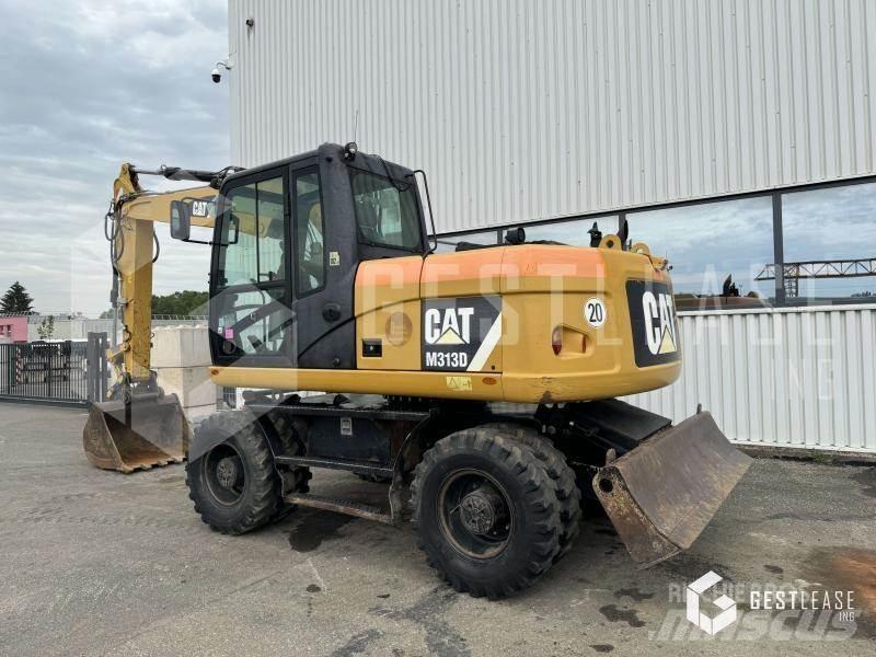 CAT M313D  휠 굴삭기