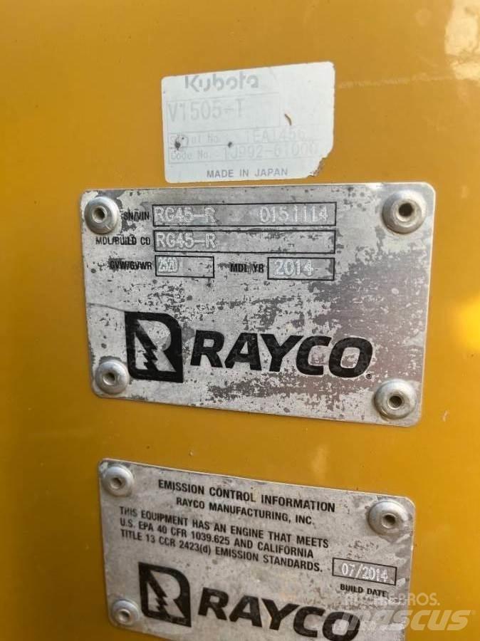 Rayco RG45-R 임업 장비 - 기타