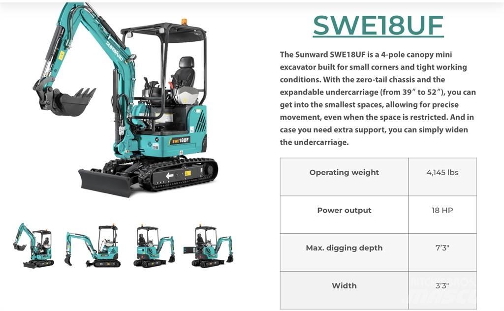 Sunward SWE18 대형 굴삭기 29톤 이상