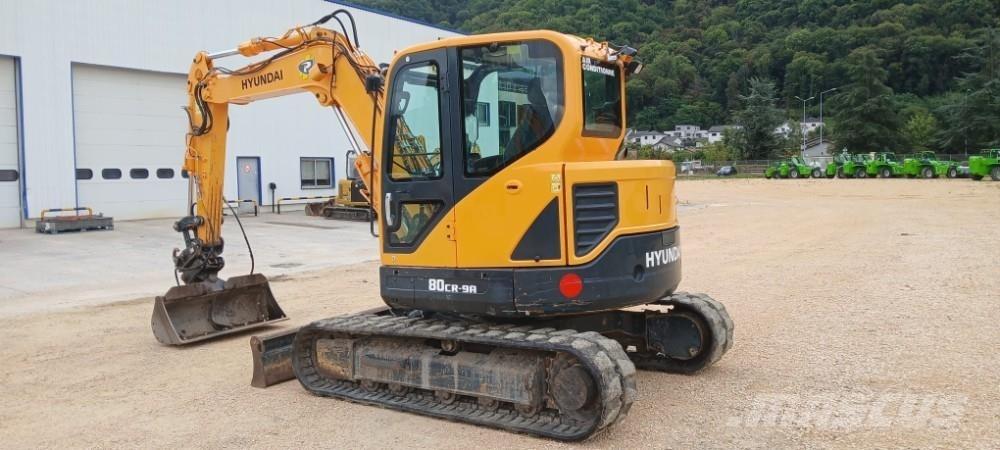 Hyundai R80CR-9A 중형굴삭기 7톤-28톤