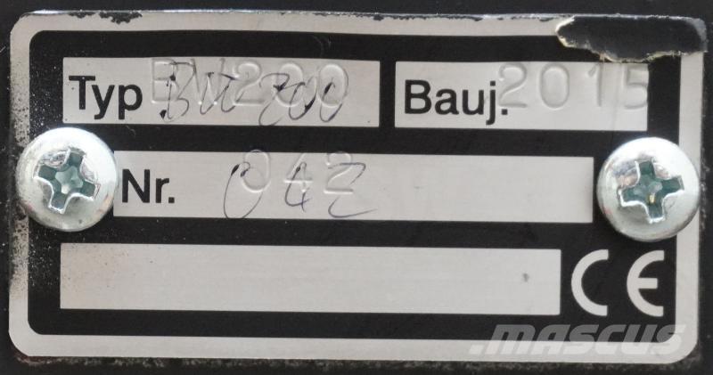 Gruma BW200 기타 어태치먼트 및 부속품