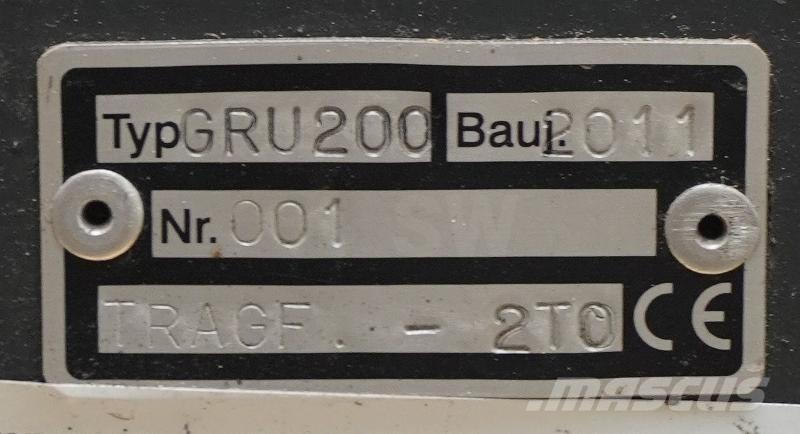 Gruma GRU 200 기타 어태치먼트 및 부속품