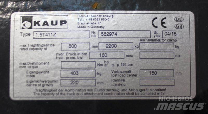 Kaup 1,5T411Z 기타 어태치먼트 및 부속품