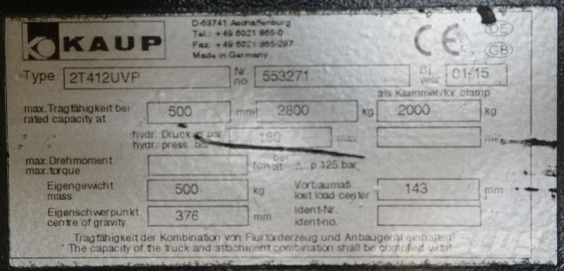 Kaup 2T412UVP 기타 어태치먼트 및 부속품