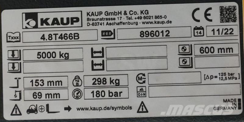 Kaup 4,8T466B 기타 어태치먼트 및 부속품