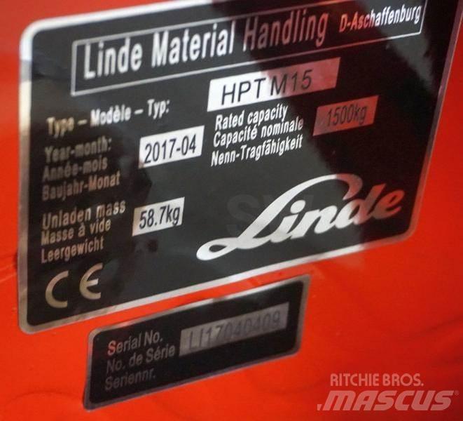 Linde HPT M 15 핸드파레트 트럭