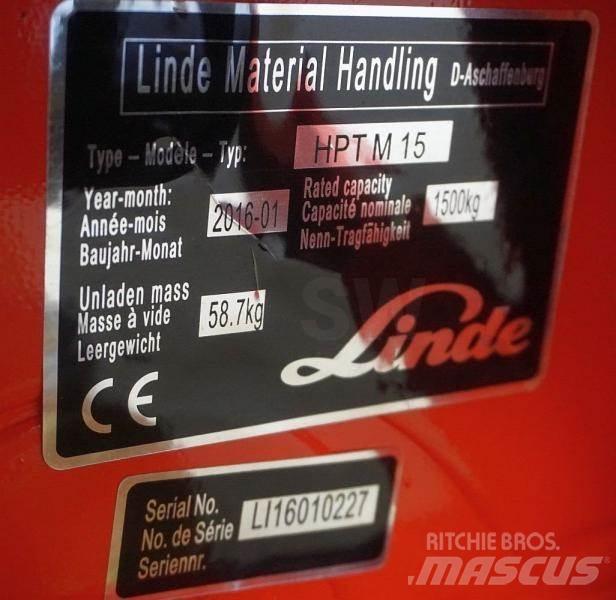 Linde HPT M 15 핸드파레트 트럭