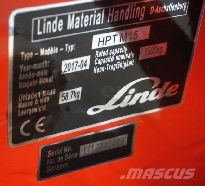 Linde HPT M 15 핸드파레트 트럭