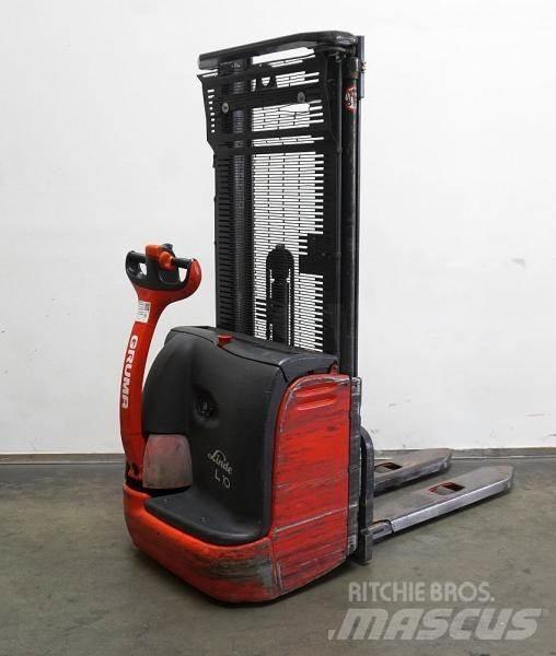 Linde L 10 379 보행식 리치 지게차