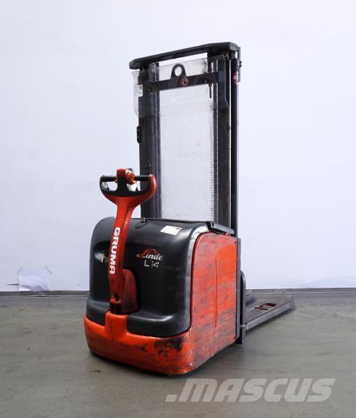 Linde L 14 372 보행식 리치 지게차