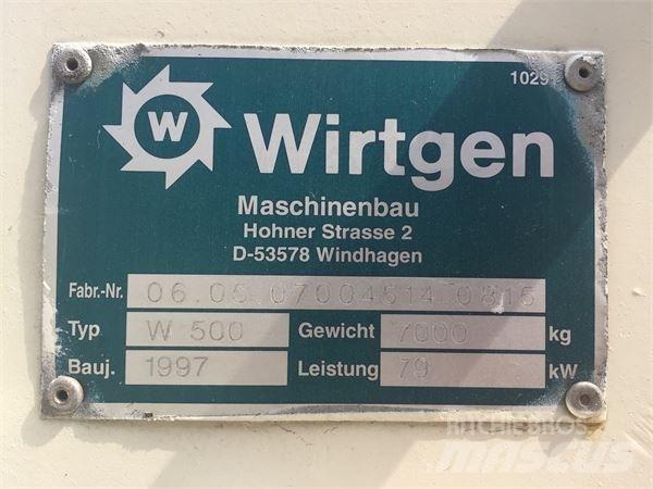 Wirtgen W500 아스팔트 콜드 밀링 기계