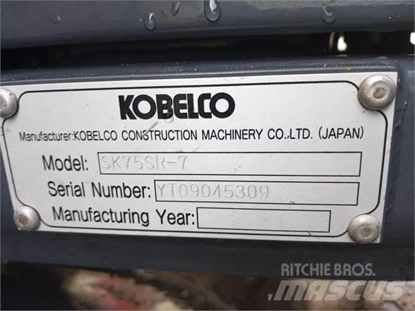 Kobelco SK75SR-7 대형 굴삭기 29톤 이상
