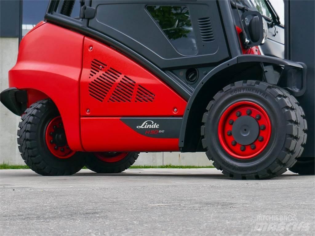 Linde H 50-02/600 디젤 지게차