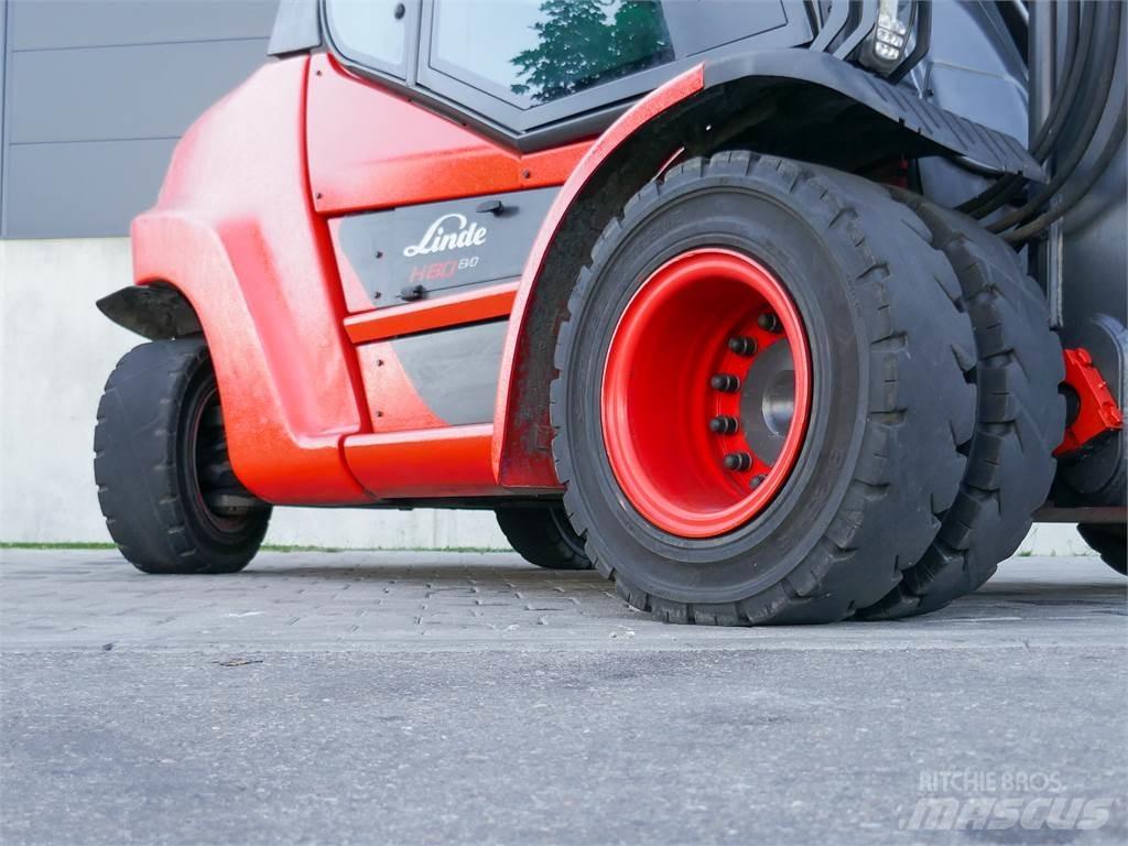 Linde H 80D-03/900 디젤 지게차