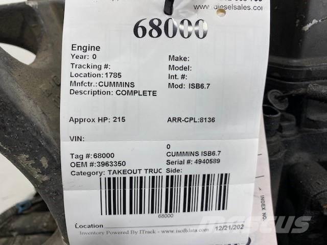 Cummins ISB6.7 엔진