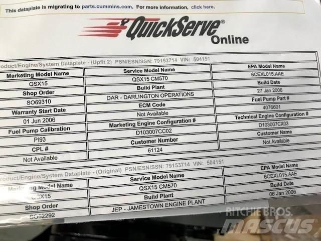 Cummins QSX15 엔진