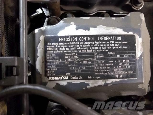 Komatsu SAA6D125E-6 엔진
