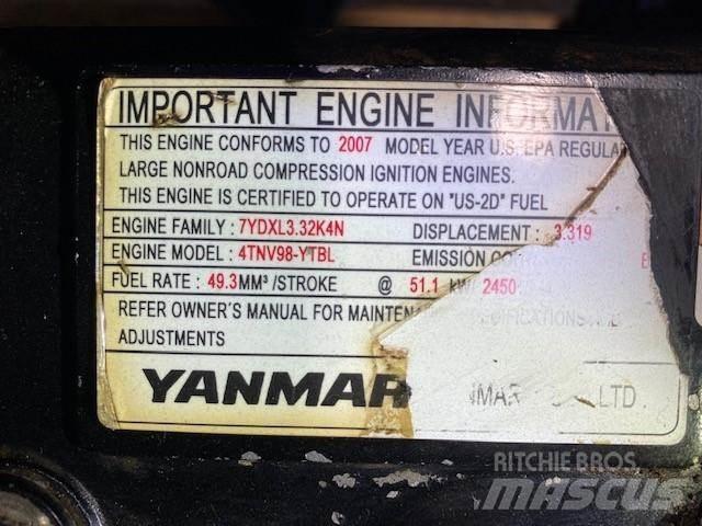 Yanmar 4TNV98-YTBL 엔진