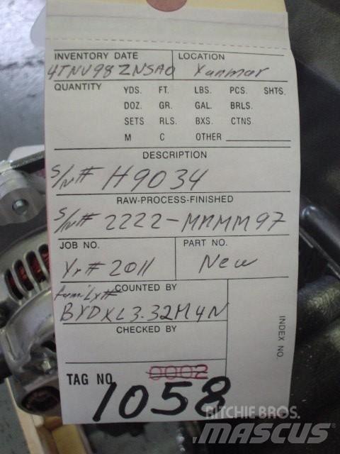 Yanmar 4TNV98-ZNSAD 엔진