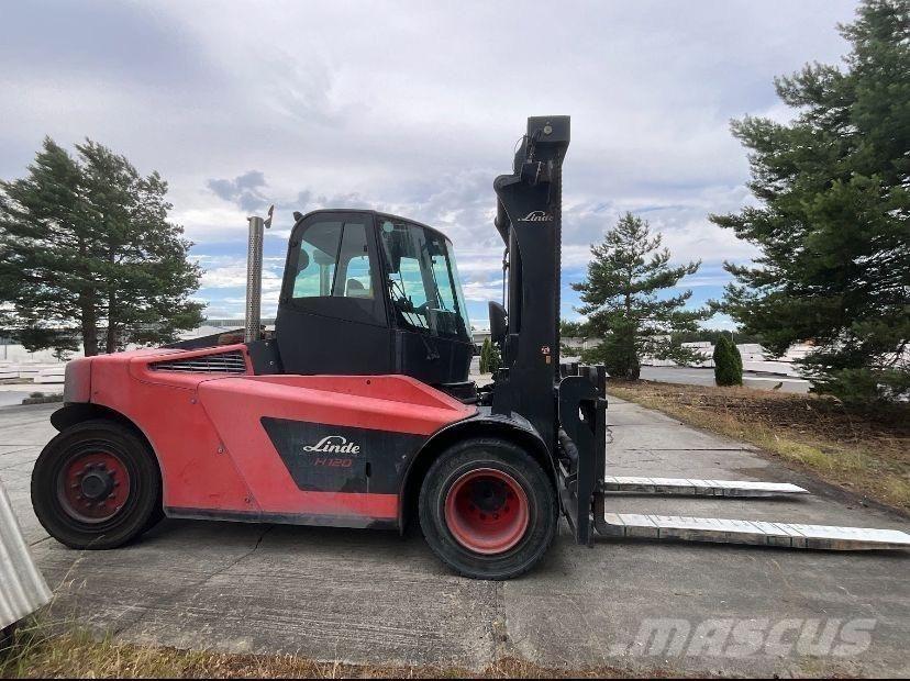 Linde H120/02 디젤 지게차
