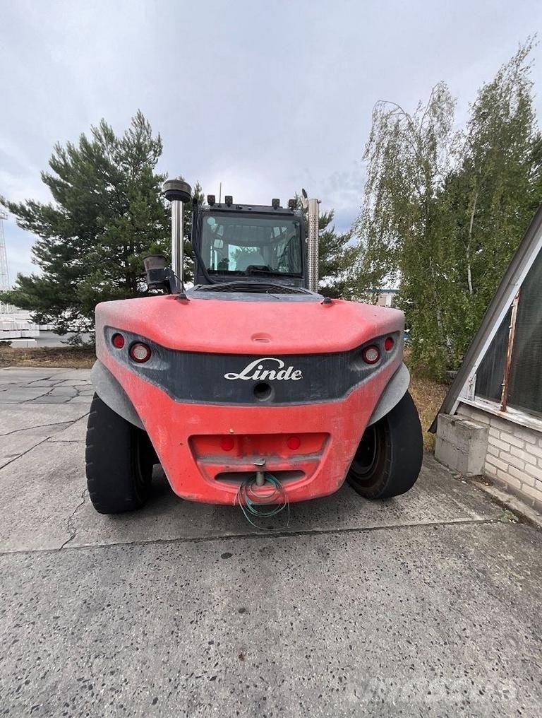 Linde H120/02 디젤 지게차