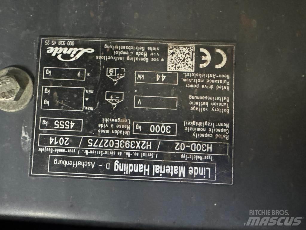 Linde H30D-02 디젤 지게차